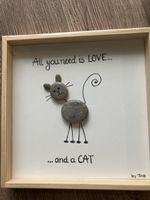 Steinbild Katze, CAT
