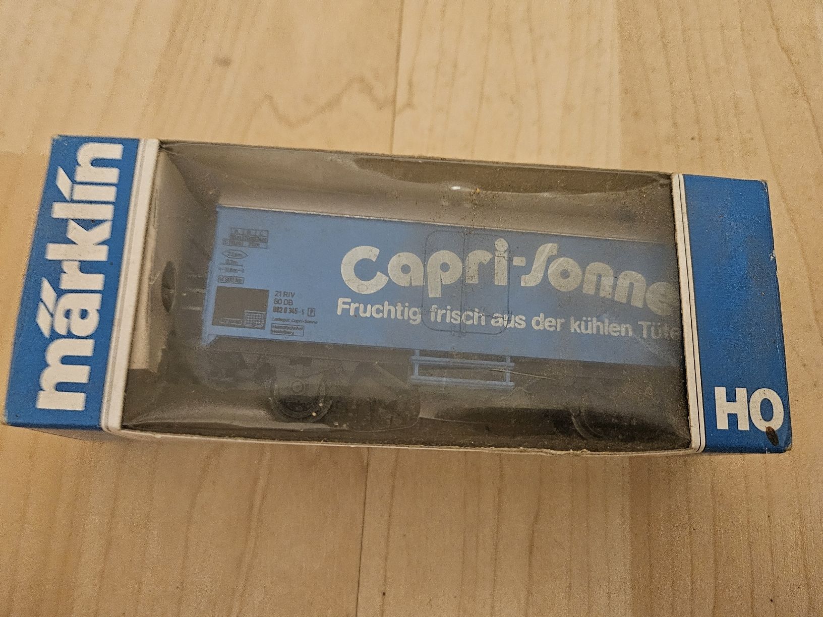 Märklin Modellini di ferrovie: Märklin Kühlwagen "Capri-Sonne" – Usato da Jonen venduto da Airspeed 3
