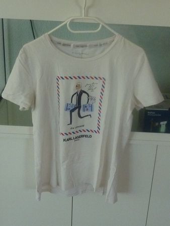 T - Shirt Karl Lagerfeld mit Original Unterschrift selten