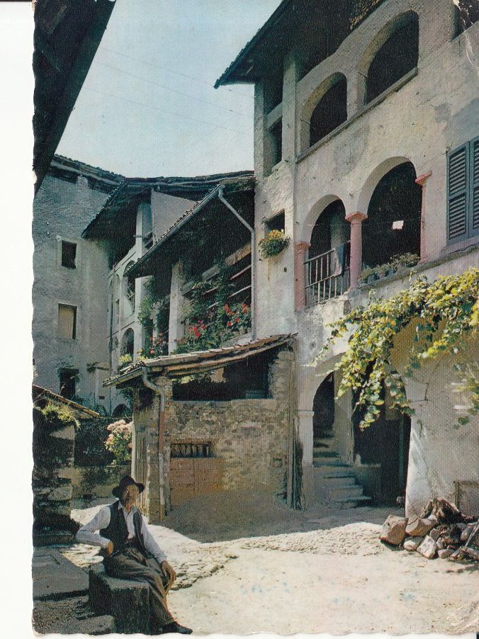 Cartoline postali: Caslano 1961 – Usato da Bürglen TG venduto da StampGraf