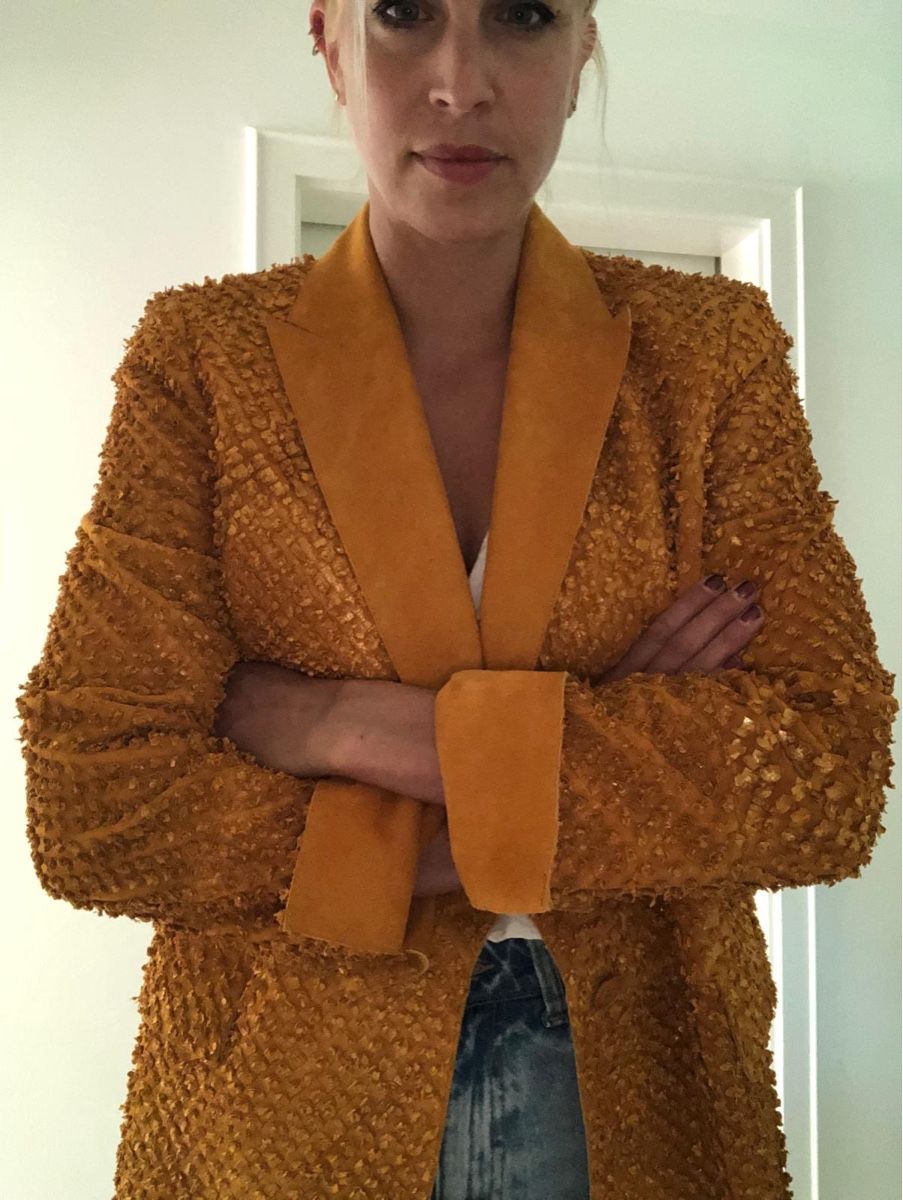 Akris Giacche: Akris Special Edition Blazer Senfgelb Lammleder – Usato da Bennau venduto da mhr_9yvq 2