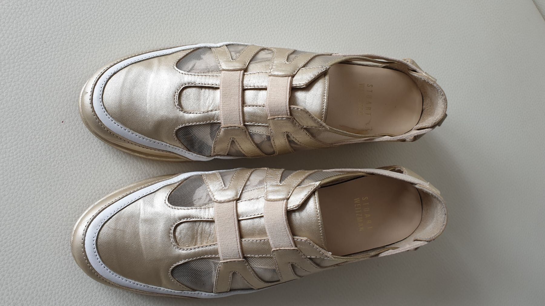 Stuart Weitzman Scarpe da donna: STUART WEITZMAN LOAFERS GOLD /NP 430.- – Nuovo (secondo la descrizione) da Eschenbach SG venduto da Lady020 2