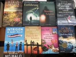 8 Thriller 3 Bücher gebunden 5 Taschenbücher 