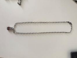 Fossil Kette mit Stein