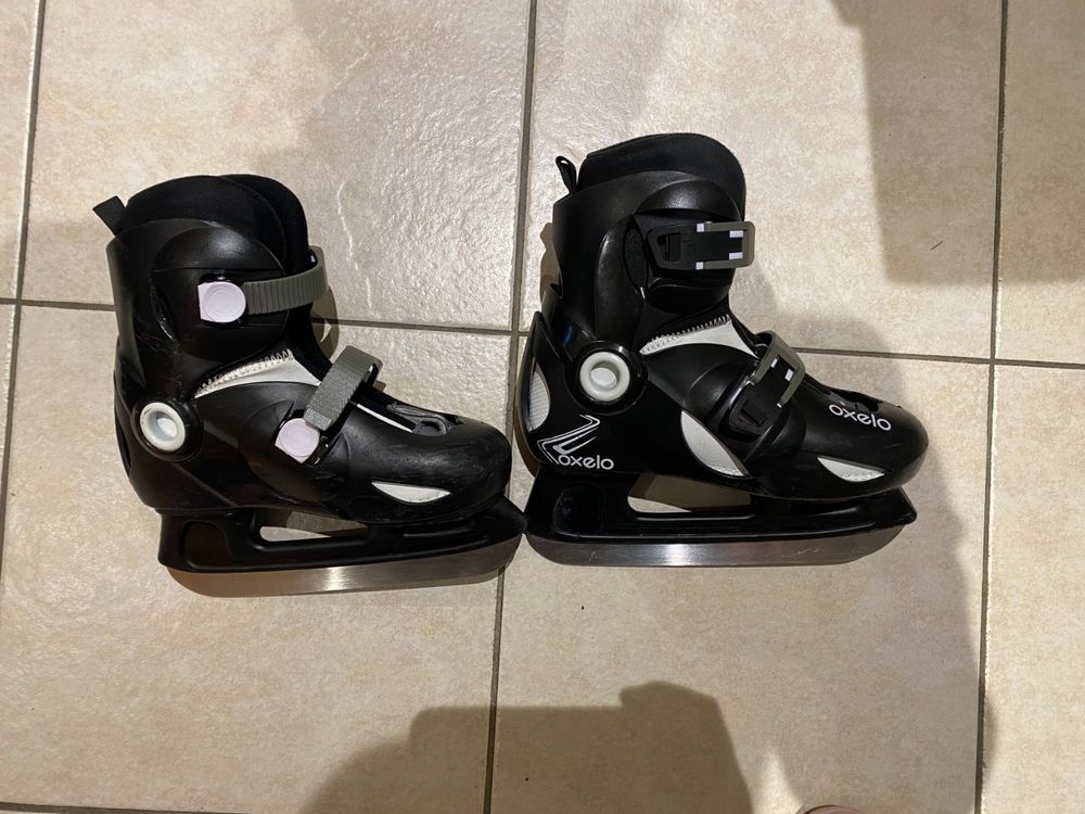 Patins à roulettes Oxelo Active Fit.3 roues 76 mm oxylane noir
