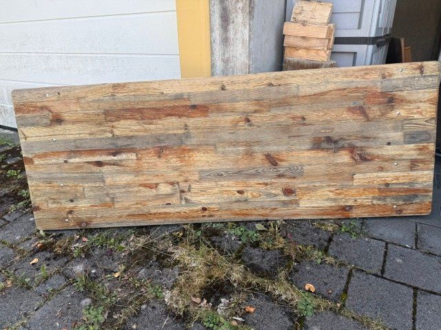 Tischset: Festbankgarnitur, Holz, gebraucht – Gebraucht aus Pfaffnau von Gerry1503