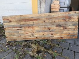 Festbankgarnitur, Holz, gebraucht