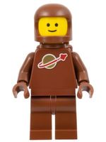 LEGO Space col413 Brown Astronaut