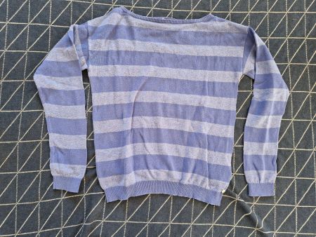 Esprit Pullover blau gestreift M