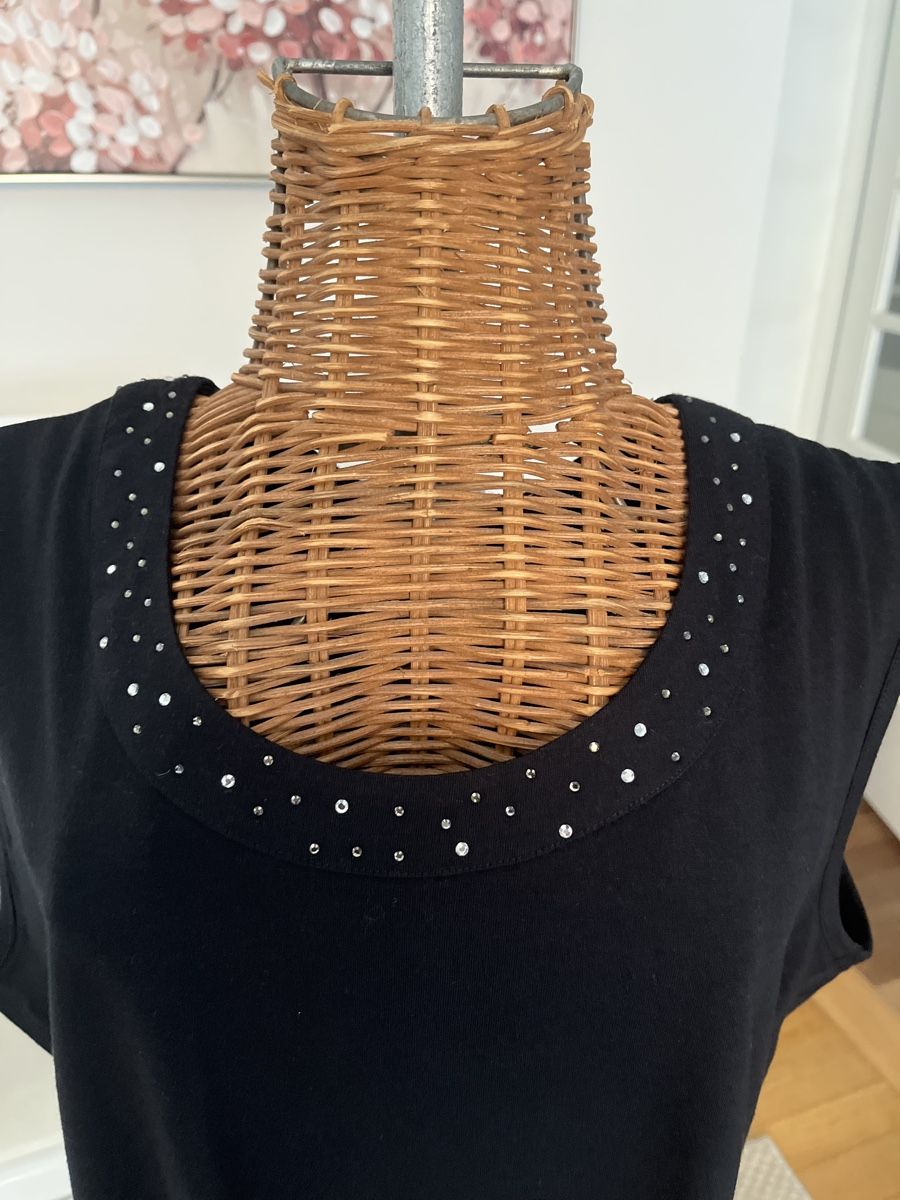 Tops: Top mit Strass BAUMWOLLE/Modal, 44 – Gebraucht aus Solothurn von Bobesch08 1