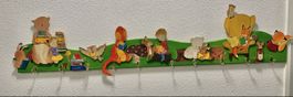 Kindergarderobe aus Holz - Unikat