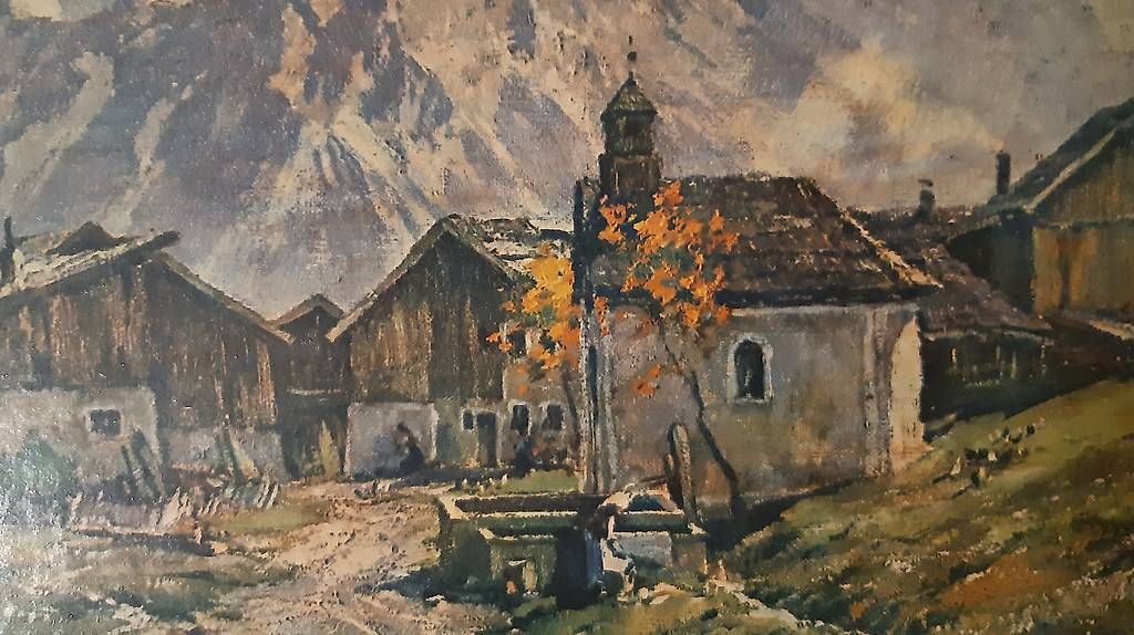Dipinti: Historischer Kunstdruck "Lermoos" – Usato da Schaan venduto da jud_59jg 1