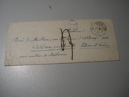 Frankreich Vorphila-Brief 1843, o Moulin s Allier, + weitere