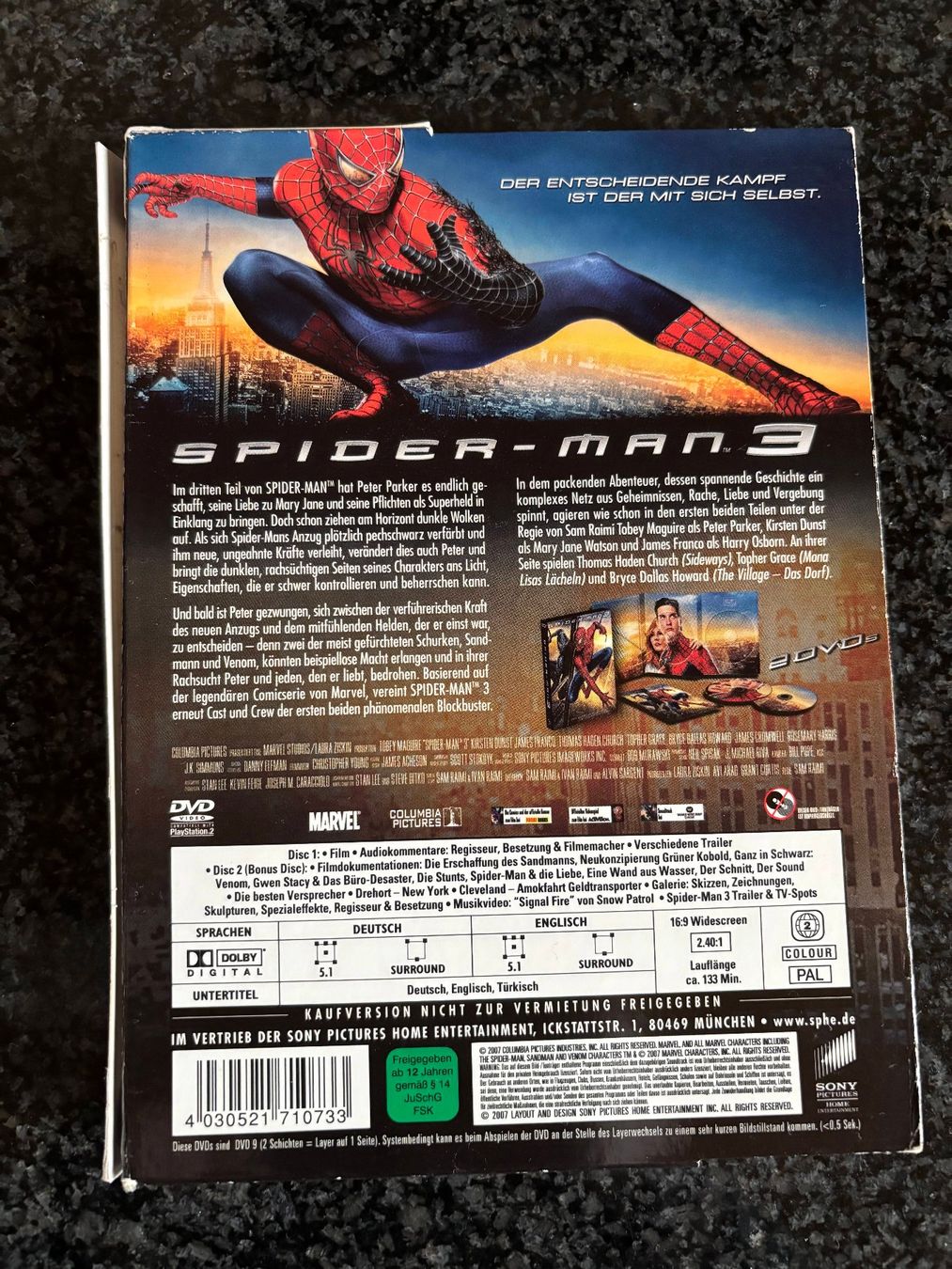 Tous les DVDs: SPIDERMAN Teil 3 – D'occasion à Seltisberg par smi_x7rx 1