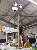 Div Stehlampen Vintage Design schwarz , Holz, Messing