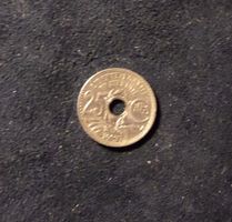 FRANCE 25 CENTIMES 1937