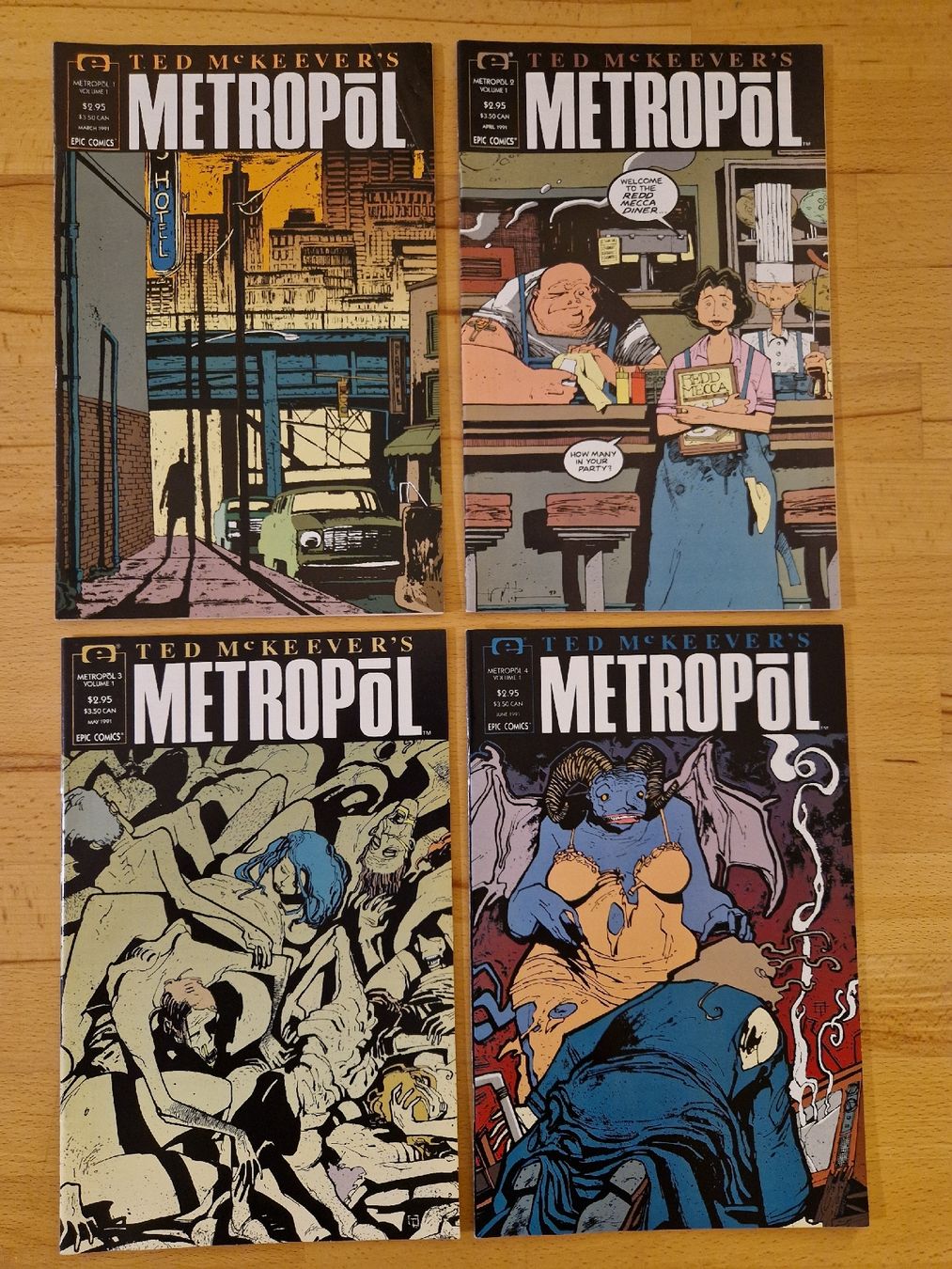 Comics: Ted McKeever's Metropol (vol.1 & vol.2) – Gebraucht aus Biel/Bienne von collector_comics 1
