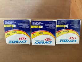Dymo D1 Schriftband-Kassetten 6mm und 12mm