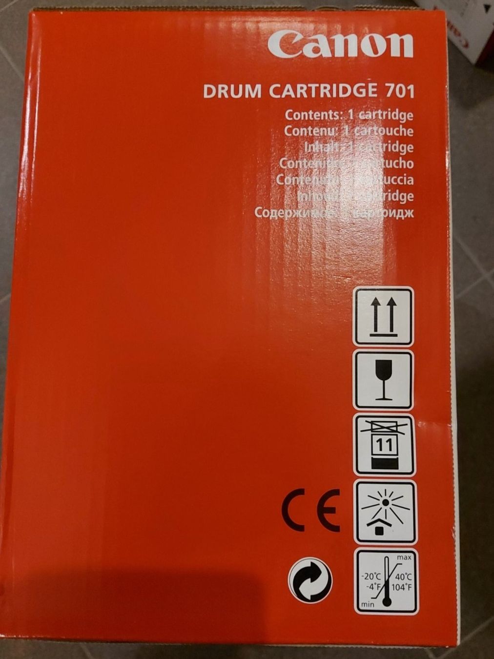 Canon Cartucce per stampanti & toner: Canon Drum Cartridge 701 – Nuovo e nell'imballaggio originale da VUADENS venduto da momy 1