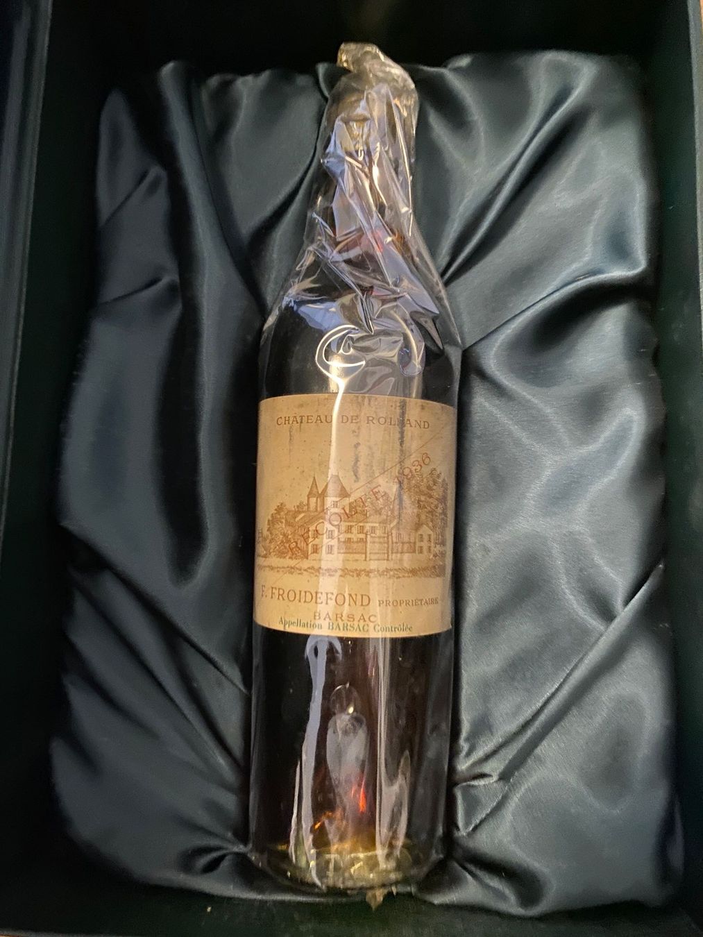 Vino: 1 Flasche Chateau de Rolland 1936 - Barsac – Usato da Ibach venduto da Sonyy01