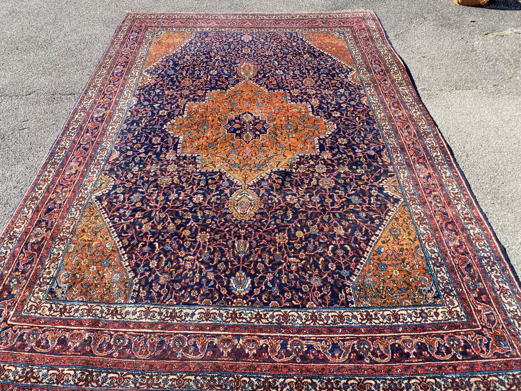 Tappeti: Perser Teppich, Orientteppich, blau/rot, Vintage – Usato da Zürich venduto da 888simon888 3