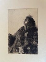 Anders ZORN. Madame Simon II. Gravure. PAN 1895. Sur japon