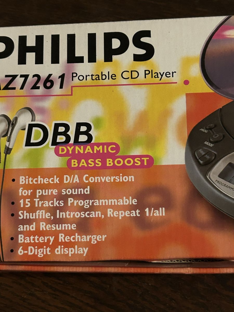 Philips Lettore multimediale portatile: Lecteur CD portable Philips AZ7261 avec chargeur – Nuovo e nell'imballaggio originale da Thierrens venduto da Bigla 2
