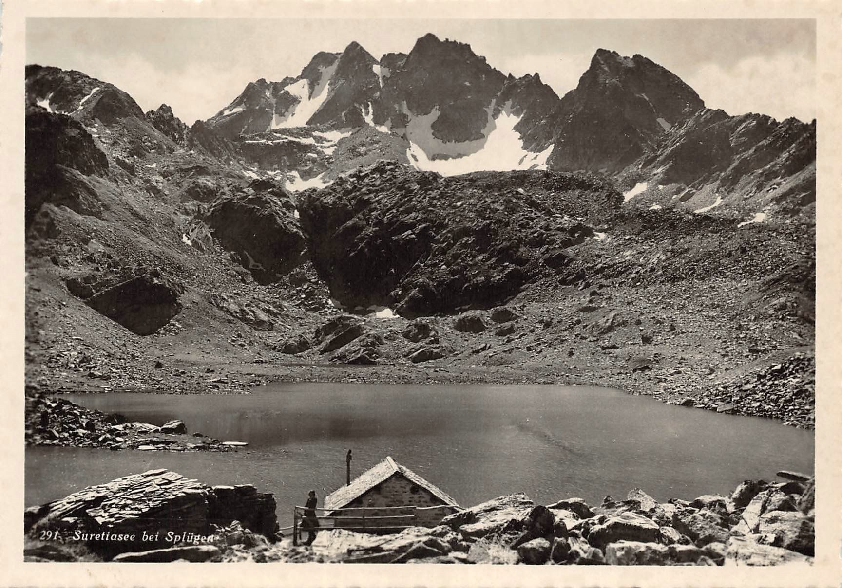 Cartoline postali: Splügen, Suretiasee – Usato da Ottikon b.Kemptth. venduto da Neptun1974