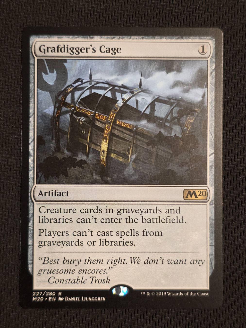 Magic The Gathering Carte collezionabili: Grafdigger's Cage  -  MTG – Usato da Zürich venduto da Semagets