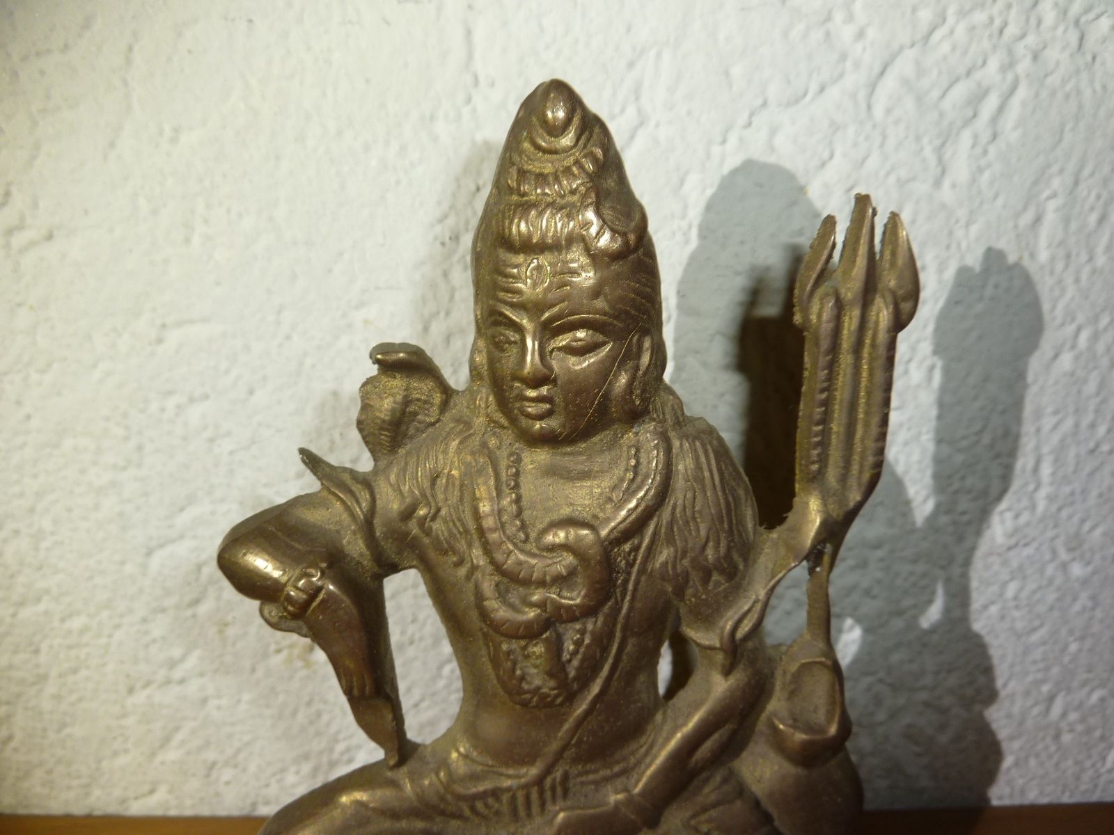 Statuette: Sitzende Shiva Statue Skulptur messing – Usato da Hochfelden venduto da swissice 1