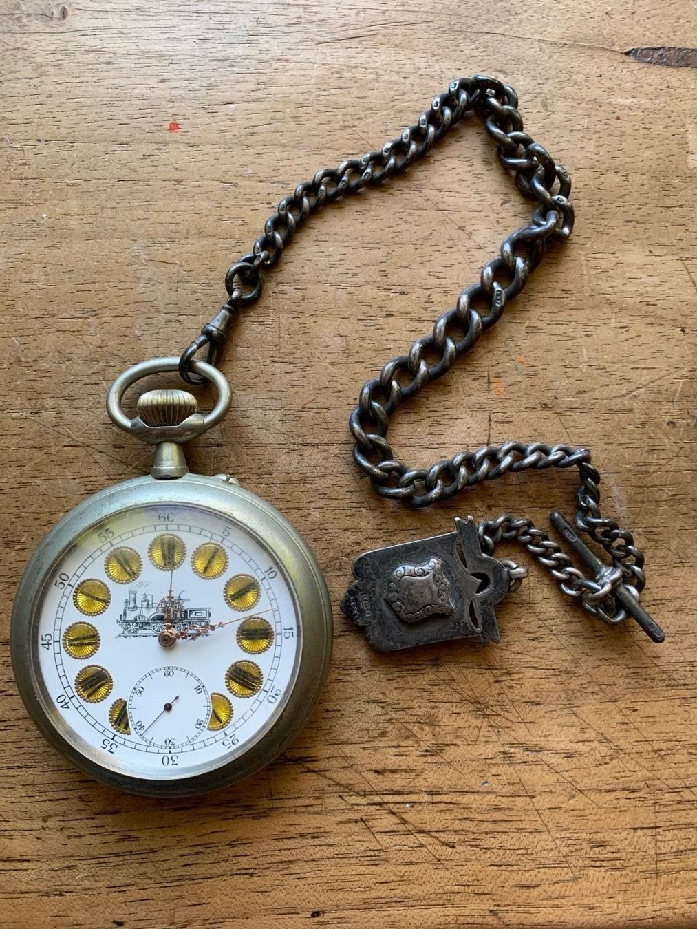 Orologi: Eisenbahner Uhr antik vor 1920 – Usato da Koblenz venduto da Rbaldinger54 1