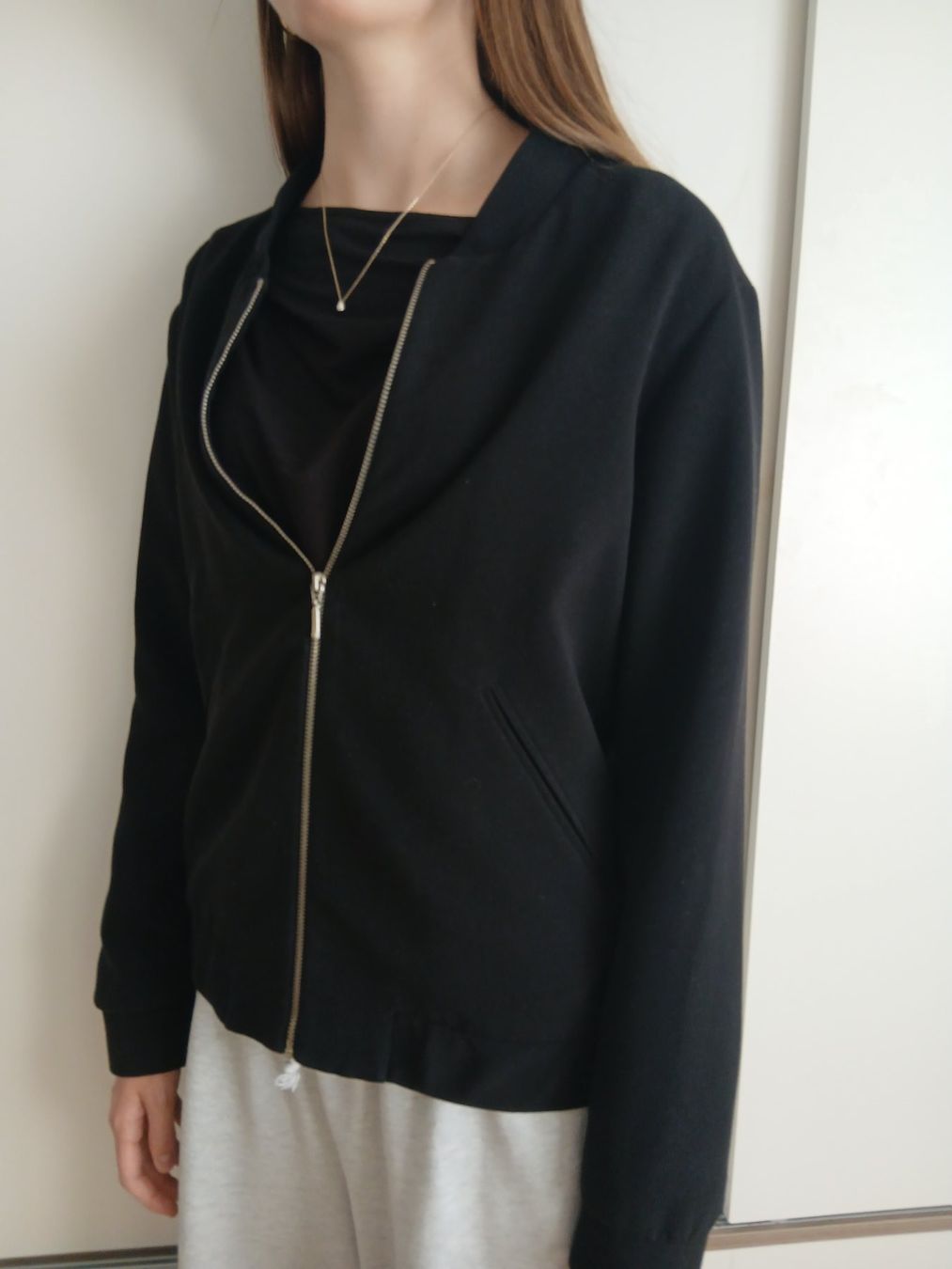 Zara Jacken: Zara Basic Bomber Jacket Black Size S – Gebraucht aus Watt von Tomaf 4