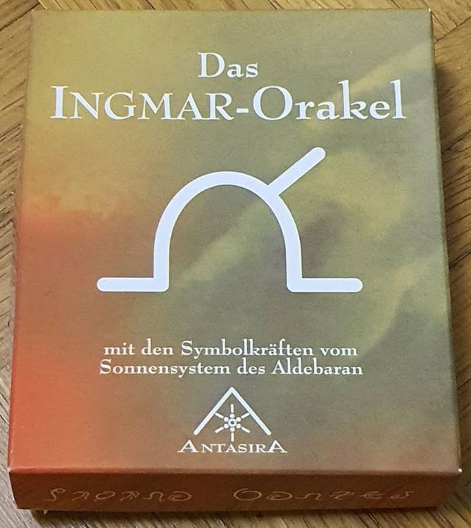 Das INGMAR Orakel Energiekarten Esoterik Aldebaraner Gebraucht 