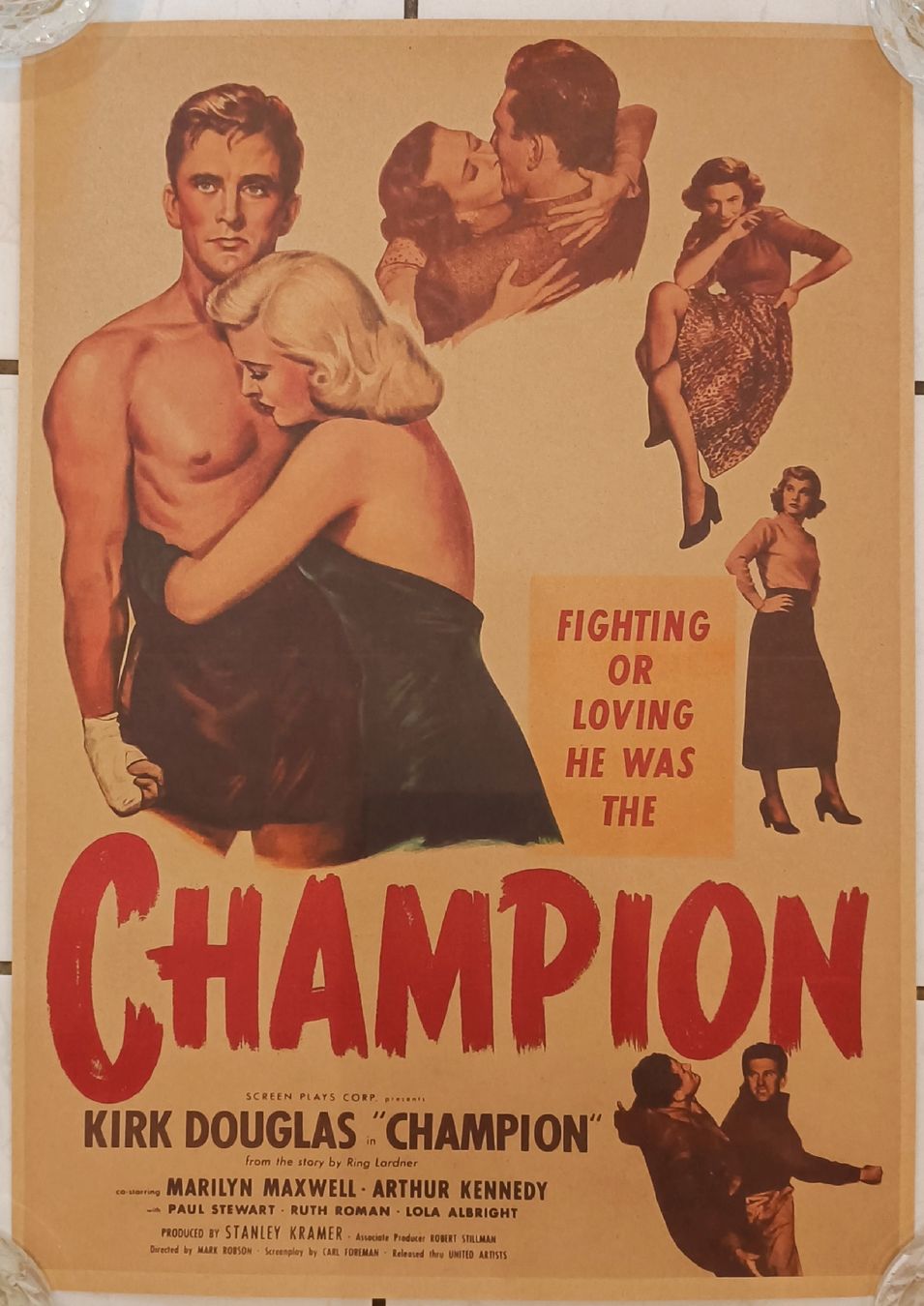 Poster & Bilder: Champion A3 Poster Movie – Neu (gemäss Beschreibung) aus Luzern von cryptonic79