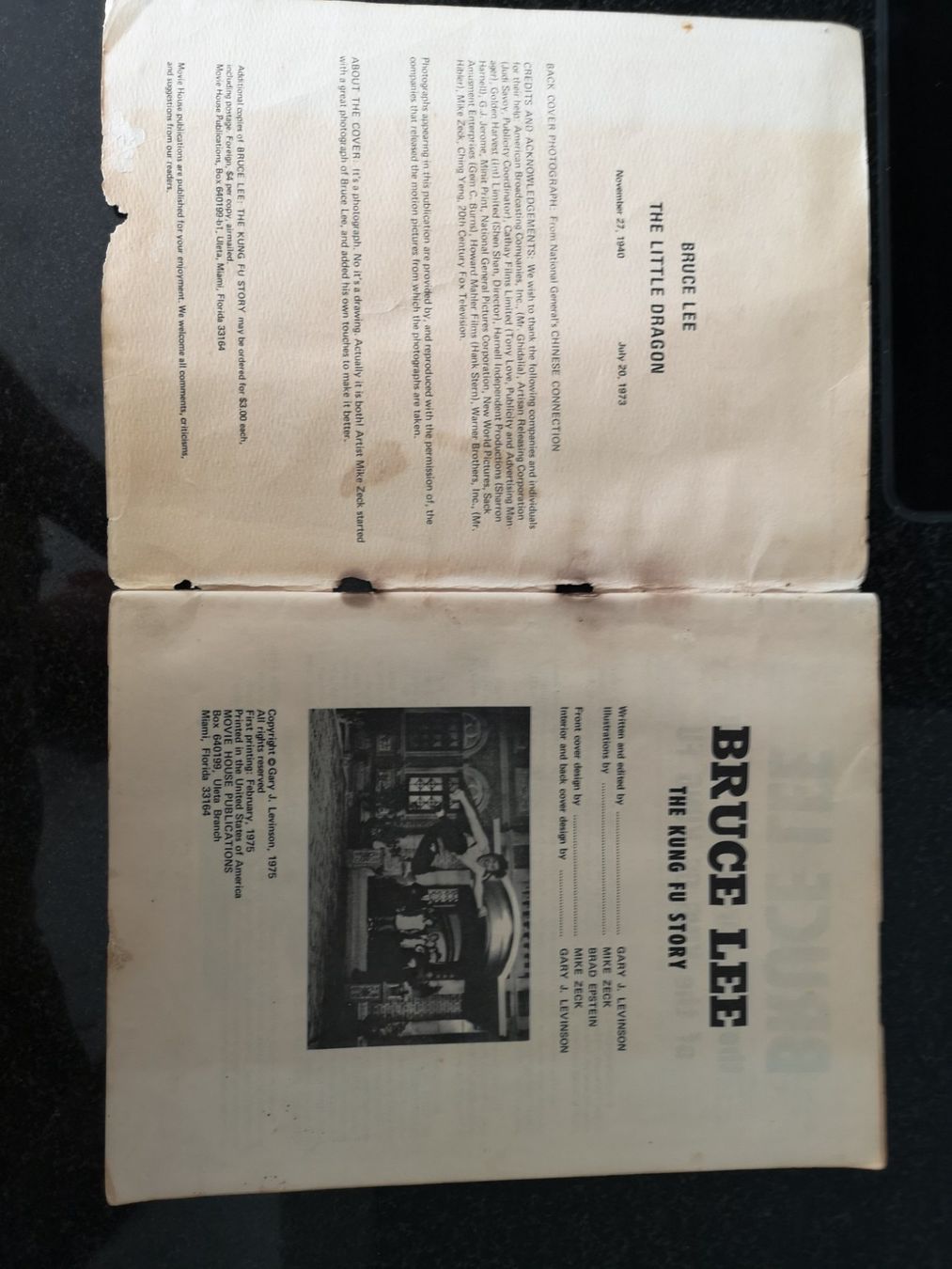 Riviste & Magazine: Heft Bruce Lee 1975 55Seiten – Usato da Anglikon venduto da magenbrot 2