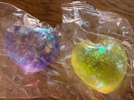 2x Squishies- Herz- Stressabbau-Einschulung-Konzentration