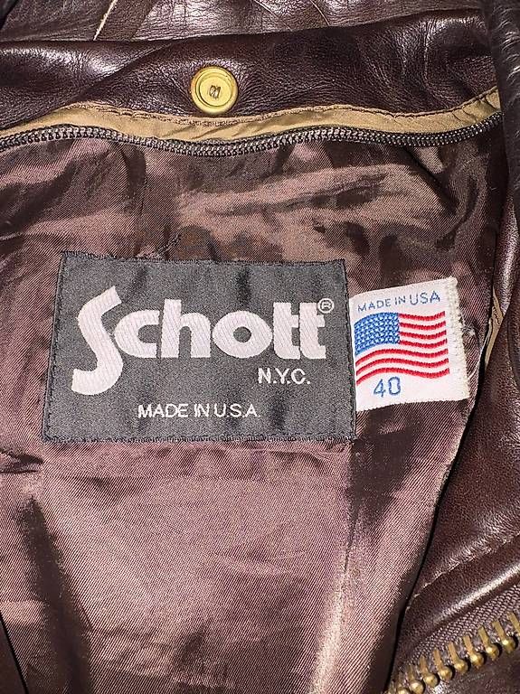 Vestes: 14 Bomber Flyer Pilot by Schott NYC  – D'occasion à Biel/Bienne par loudmuffles 2
