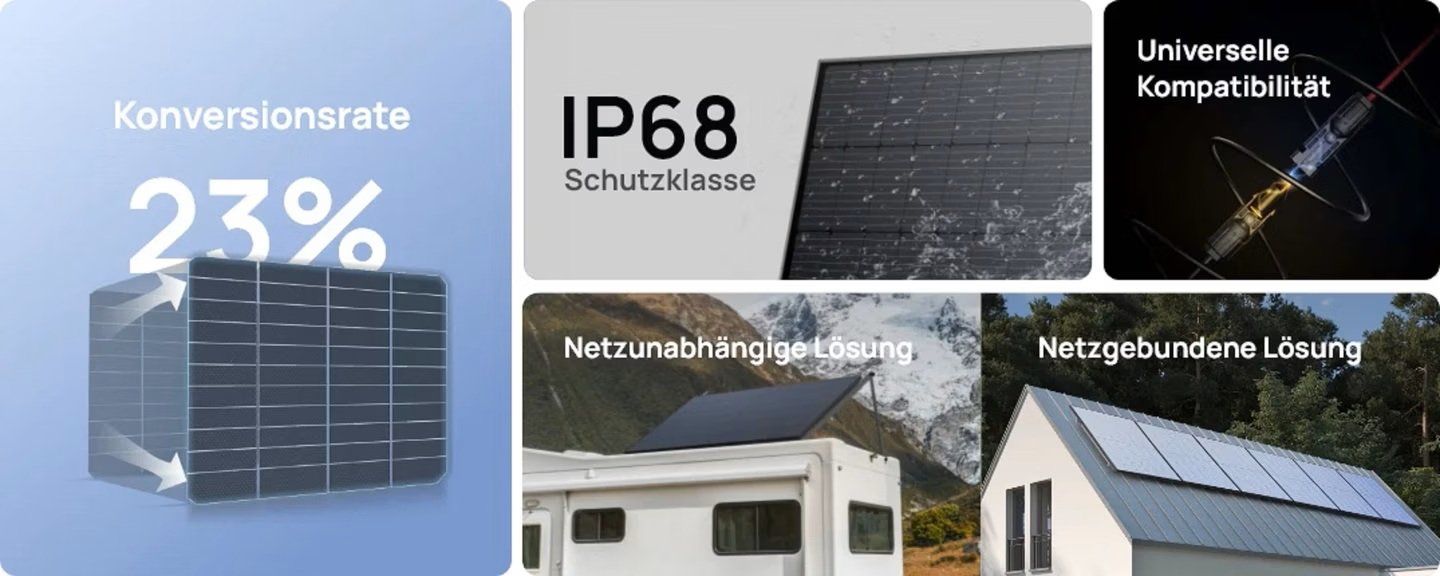 Ecoflow Dispositivi a energia solare: EcoFlow Solarpanels, 2x400 W – Nuovo (secondo la descrizione) da Aesch BL venduto da MaxMaler 7