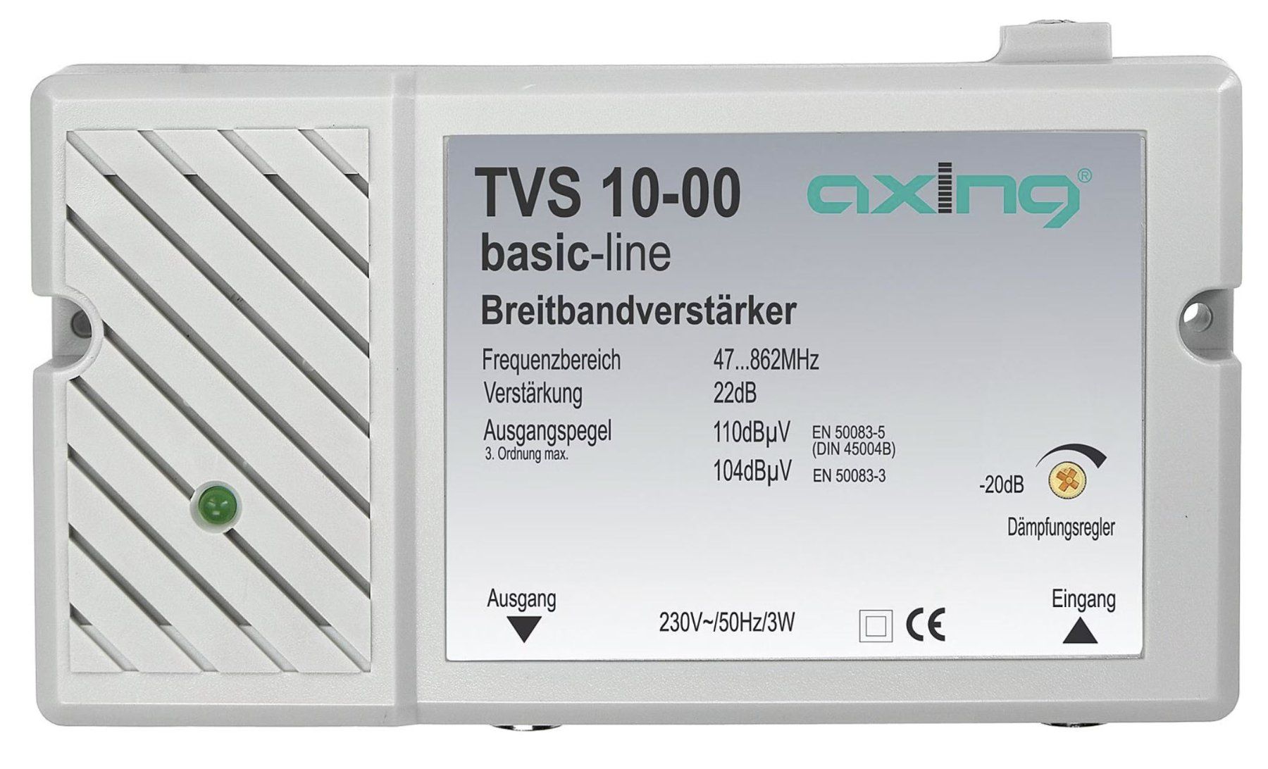 Amplificatori: Axing BVS 10-00, Hausanschluss-Verstärker "Basic-Line" – Nuovo (secondo la descrizione) da Unterengstringen venduto da Tnovus