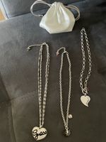 3 Guess Silber Schmuck Halsketten
