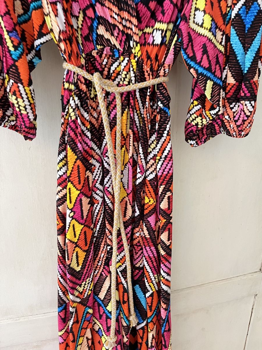 Vestiti: DIXIE Kleid Midi Ethno Print, Gr. 38 – Usato da Küsnacht ZH venduto da madrilena77 4