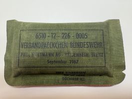 Verbandpäckchen deutsche Bundeswehr von 1967