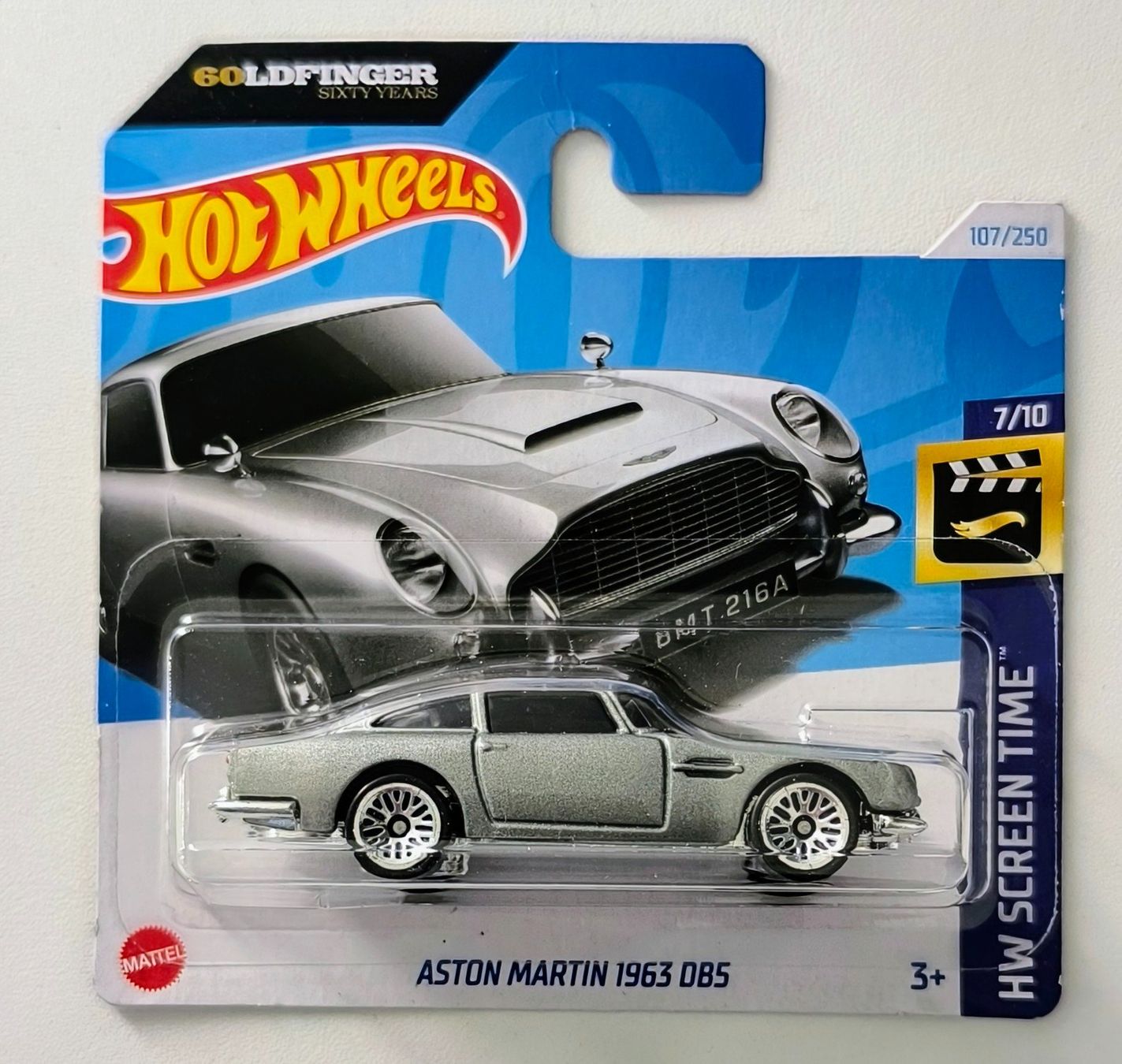 Hot Wheels Aston Martin 1963 DB5 Goldfinger 007 (1x Versand) (Neu und