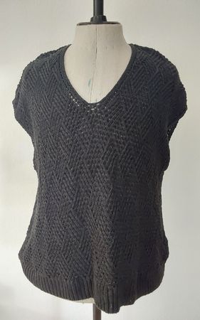 Strickpullunder Oberteil schwarz Nile L