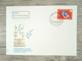 TR62 Enveloppe + Timbre Suisse 1970