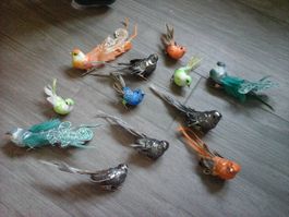 Lot d'oiseaux décorations, vogel, collection