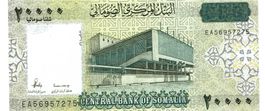 Somalia 20000 Shillin  Serie EA 2010 UNZ