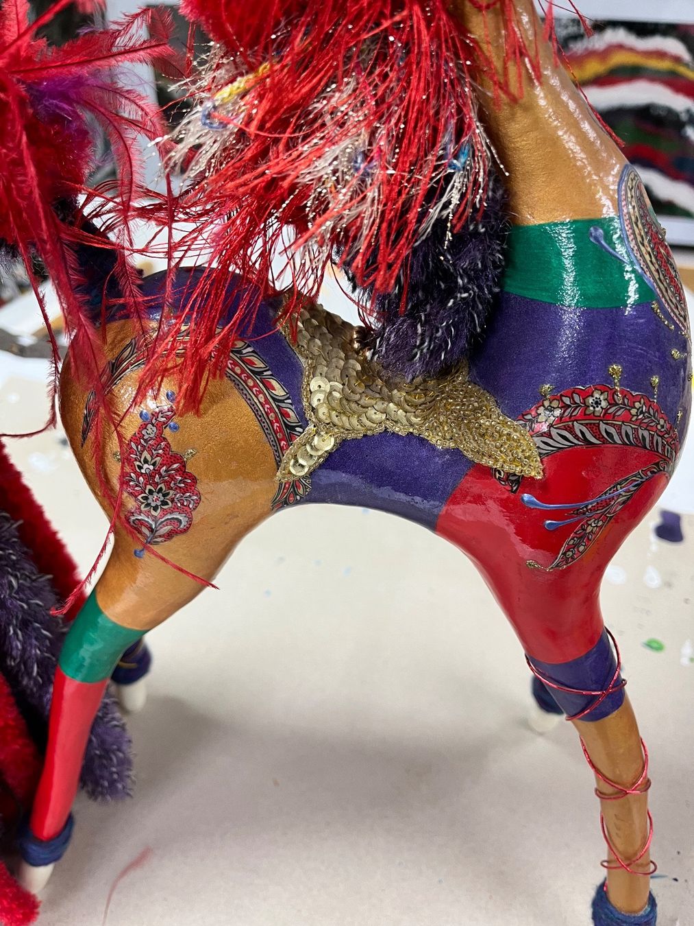 Figuren: Hand gefertigte Pferde Original  🐎 – Gebraucht aus Riehen von mcmal 6