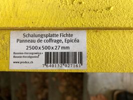 * Schalungsplatten Fichte *