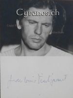 Jean-Louis Trintignant (1930-2022) Schauspieler - sign. Foto